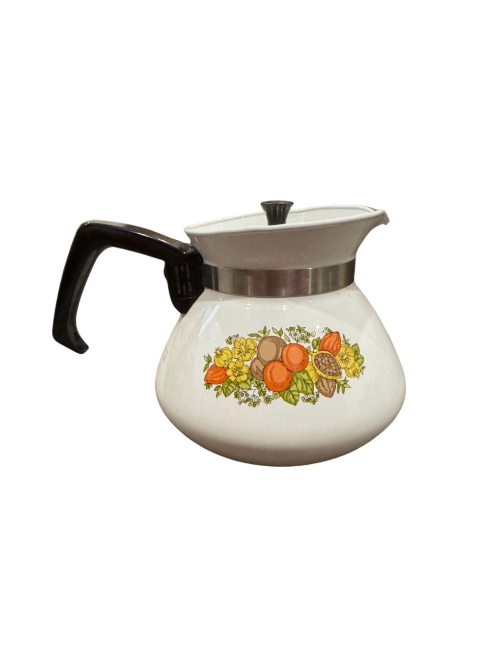 Vintage Corning Ware 6 Cup Teapot Spice O’ Life Pattern